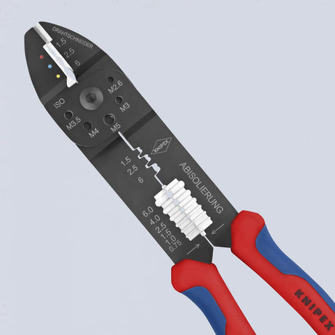 Heavy Duty Crimping Pliers For Wire Stripping Cable Cutting And Terminal Crimping Insulated And Non Insulated Terminals Copper
