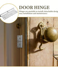 Heavy Duty Weld On Door Hinges 5 Inch Steel Lift Off Pair Detachable Outdoor Security Gate Hinges