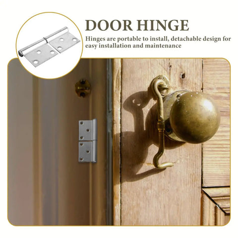 Heavy Duty Fireproof Door Hinges That Are Built To Last 5 Inch Thick Lift Off Detachable Rising Butt Hinges For Security Doors