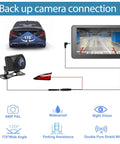 Wireless 7 Inch HD CarPlay Screen Slick Portable Touchscreen Stereo For Cars With Apple CarPlay backup camera connection setup