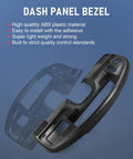 JDMSPEED dash panel bezel for Ford F-Series diesel (1994–1997), black ABS plastic, front-angled view