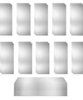 Shim Stock Kit 30 Piece Stainless Steel Shim Strips 2 By 6 Inches 304 Grade With Ten Fine Thicknesses From 0.001 To 0.01