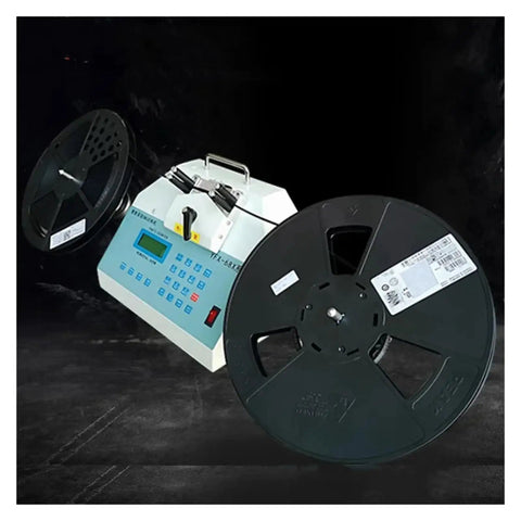 High Accuracy Smt Material Counting Machine For Smnd Electronic Part Inventory with reels and a digital display for precision counting.
