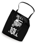 Tuk Tuk Rickshaw And Scooter Style Canvas Tote Bag Featuring Fresh American Streetwear Vibes, black with scooter graphic for daily use.