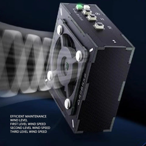 High Speed Solder Fume Extractor With UV Curing And Cooling Function 10000 RPM Welding Ventilator front view showing controls