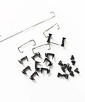 Premium Plate Mount Costar Stabilizer Kit Featuring Balanced Raised Wire Shafts For Sixty And Eighty Seven Mechanical Keyboards parts set.