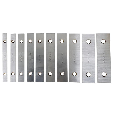 Ten Pairs Of One Eighth Inch Thick Six Inch Long Milling Parallel Bars With Storage Case For Precision Machining And Milling Projects Pro Grade For Your Milling Setup And Metalworking Shop