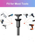 Crossarctic cut-off wheel mounting mandrel with 1/4 in shaft and 3/8 in and 1/4 in arbor holes; 3-pack, front view.
