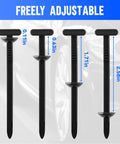 Freely adjustable nylon cable ties from 150 Pcs Nylon Universal Cable Tie Kit With Strap Style Zip Ties And Push Rivets
