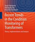 Cover of 'Recent Trends in the Condition Monitoring of Transformers' book, featuring abstract design and author names