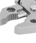 Close-up of pliers on Beefy 25 Inch Stainless Steel Folding Multitool Kit With Wrench Wire Cutter Screwdrivers And 20 Plus Tools