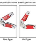 Fabater Welding Magnetic Holder With Adjustable Angles From 20 To 200 Degrees and Clear Scale Display, showing new and old models.