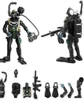12 Pack US Military Toy Soldiers Action Figures With Realistic Weapons Gear And Combat Accessories for underwater missions