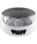 Top Rated Ultrasonic Cleaner Bath With Digital Timer For Sparkling Jewelry Glasses, compact design with see-through lid.