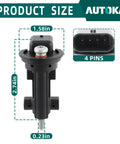 Two Pack Camshaft Position Sensor PC950 05149141AF Drop In Replacement For Ram 1500 2013 2022, Ram 1500 Classic 2019 2022, Ram CV 2013 2015, Ram ProMaster 1500 2014 2019 2021 Engine Timing Sensor, 1.58in 4 pins