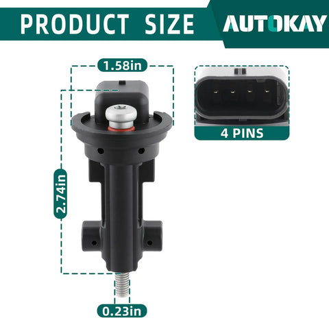 Two Pack Camshaft Position Sensor PC950 05149141AF Drop In Replacement For Ram 1500 2013 2022, Ram 1500 Classic 2019 2022, Ram CV 2013 2015, Ram ProMaster 1500 2014 2019 2021 Engine Timing Sensor, 1.58in 4 pins
