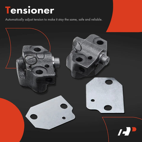 Ford 5.4L SOHC V8 Engine Timing Chain Kit tensioner and guides components display