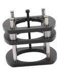 Router Lift For Woodworking Aluminum Alloy Table Lifting System With 4 Jaw Clamping DIY Friendly Crank Handle Router Table Base For Small Trimming Machines And DIY Projects, black aluminum alloy