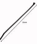 Dome-Top Barb-Ty 8 Inch Cable Tie With Stainless Steel Barb For Indoor Outdoor Use UV Weather-Resistant Nylon 66 50 lb Tensile Strength