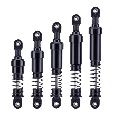 Aluminum Big Bore Shocks 85mm 4 Pack For 1/10 RC Crawler LCG Chassis Gspeed V3 Element Enduro SCX10 TRX4 Gamde R1 Comp Builds DIY