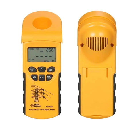 Non Contact Ultrasonic Cable Height Meter With Auto Temperature Compensation, Measures Height And Distance Up To 23 M