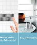 Reusable Silicone Hair Catcher For Shower Wall And Bathroom Bathtub No Fuss No Mess Clip On Drain Protector Hair Trap