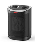 Portable 1500W Ceramic Space Heater With Thermostat, Three Heat Modes, Overheat And Tip Over Protection, compact design