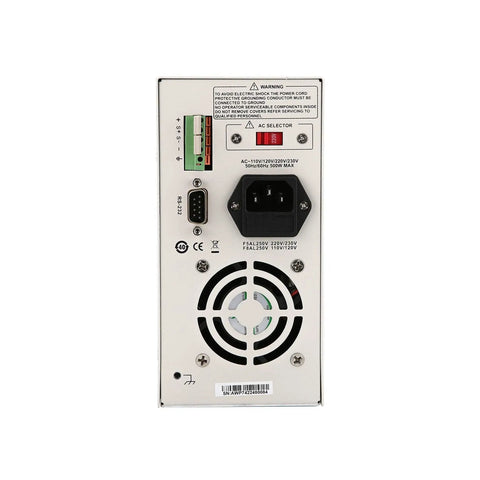 180W DC Bench Top Power Supply 0-60V 0-8A With 2.8 Inch TFT Display Compact Pro Grade Lab Power Supply For DIY Projects And Precision Output To Sensitive Circuits, rear panel