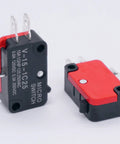 Snap Action Micro Limit Switch SPDT 1NO 1NC 125V 250V 16A Easy Swap Push Button Actuator For Microwave Ovens And Arcade Doors