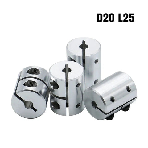 Beefed Up Rock Solid 3D Printer T8 Lead Screw Rigid Shaft Coupling D20L25 5x8 For Ender 3 Ender 5 Sapphire Misalignment Tolerant Torque Transfer Vibration Dampening Durable Aluminum Alloy Build Simple Install, D20 L25 aluminum coupling