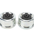 2.44 Inch OD Trailer Axle Dust Cap Kit With Two Rubber Plugs And Bearing Grease Caps For Boat Trailer Wheel Hub 5200 And 6000 Lb Axles