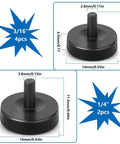 smseace black double-flare adapter set for 3/16 and 1/4 brake lines, 6 pieces (4x 3/16 in dies, 2x 1/4 in adapters)