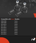 Front Outer Tie Rod End for Smart Fortwo 2008 2016 Replacement, driver and passenger side, pair shown with fitment list