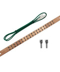 19 Inch Copper Ground Bus Bar Kit With 4 Foot Grounding Cable For Data Rack Cabinet Or Enclosure UL Listed including hardware