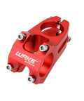 31.8mm 45mm Bike Stem Short Handlebar Stem For Mountain Road BMX MTB Fixie Cycling Aluminum Alloy Red With Beefy Four Bolt Clamp