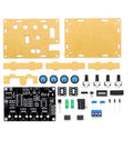 DIY ICL8038 Signal Generator Kit With FR4 PCB, Adjustable 5Hz-400kHz Frequency, components spread out for assembly