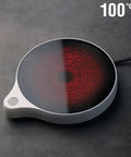 Solid Pick Mug Warmer And 200W Cup Heater That Keeps Your Daily Grind Steaming Hot Up To 100C With Five Precise Temperature Levels Plus Non Slip Base For Desk, showing compact design and heating surface.