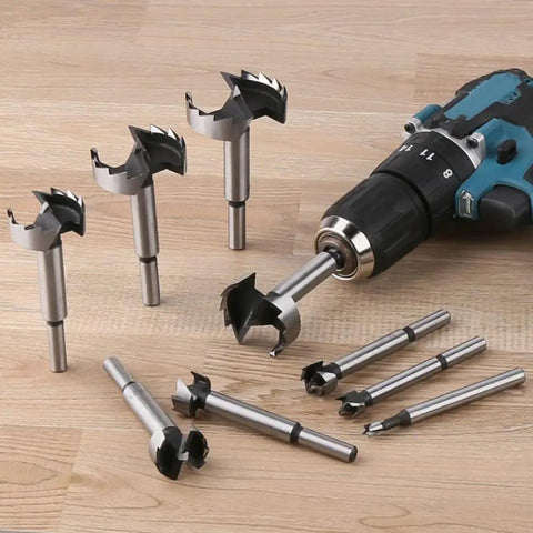 Killer High Carbon Steel Multi Tooth Drill Bit Self Centering Hole Saw Tool For Woodworking Cuts Like Butter Smooth, 51mm blade, 6mm shank.