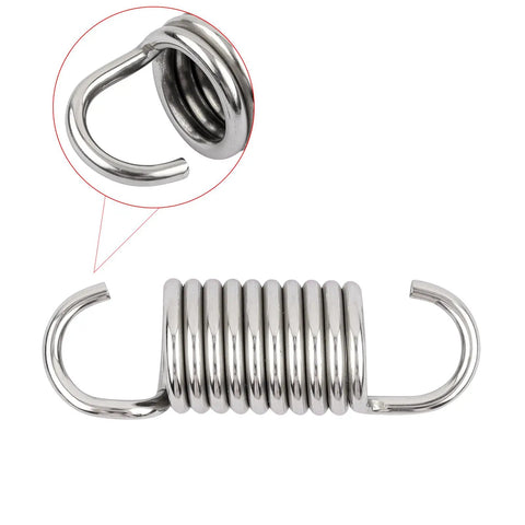 Heavy Duty Replacement Furniture Springs For Couch And Recliner Sofa Bed Repair, 2 Inch Tight Steel Coils, 6 Pack with hooks.
