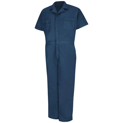 Men's Navy Blue Lightweight Coveralls With Breathable Touchtex Pro Poplin Material Designed For Zero Drag Performance And Built Tough For Your Daily Grind, short sleeves and six pockets.