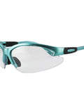 Cougar Womens Lab Safety Glasses With Turquoise Frames And Clear Lenses, Shatterproof Polycarbonate Lenses Meet Z87.1 ANSI Standards