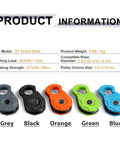 Snatch Block 12 Ton Heavy Duty Winch Pulley For Off Road Recovery with color options and product specifications.