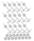 15-Piece Toggle Bolt Kit With Wing Nuts For Drywall Anchors Heavy Duty Butterfly Screws easy installation hardware set