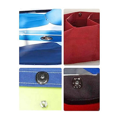 Badass Metal Twist Lock Turn Buttons For Sailboats And Marine Gear displayed in various colors and close-ups for easy viewing.
