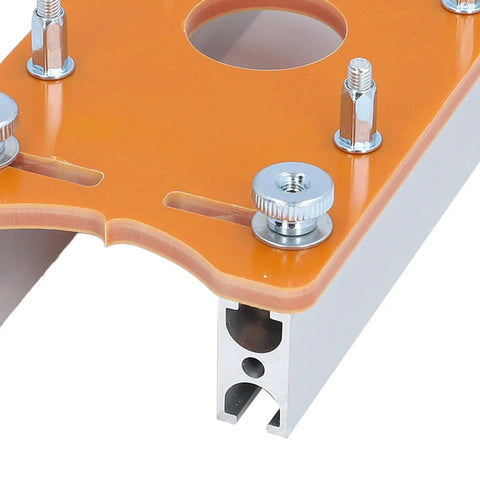 Dead Solid Aluminum Alloy Router Table Insert Plate For 65mm Routers Featuring Butter Smooth Slots And No Sweat Mounting for precision tasks.