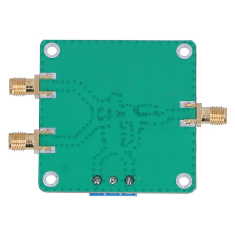 Top view of Four Quadrant RF Multiplier Mixer Module For Signal Processing And Test Equipment PCB showing connectors and design layout.
