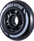 Grippy 90mm Inline Skate Wheels 85A 8 Pack For Indoor And Outdoor Skating Durable Steel Black Finish