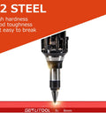 Close-up of S2 steel with high hardness label for 18 Piece Magnetic Allen Key Set With Ball End Hex Keys And Torque Handle