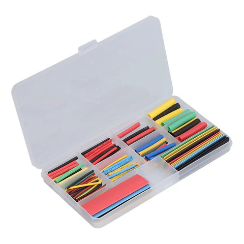 Cool 164Pc Heat Shrink Tubing Kit Is A Total Game Changer For Pro Grade Electrical Wire Group Marking Durable Polyolefin Insulation Sleeving Perfect For Solder Joint Protection And DIY Projects That Need To Get Done Right, organized case