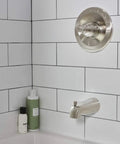 Elmhurst Shower Trim Kit With Tub Spout In Brushed Nickel Finish Tub And Shower Fixture Easy Install No Fuss Full Body Spray
